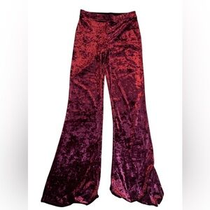 Forever 21 velvet shimmer pants